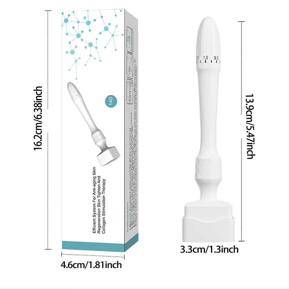 Professional Derma Stamp Roller Adjust Micro Needle 140A Dermastamp Microneedle Microneedling Beauty Skin Care Tool